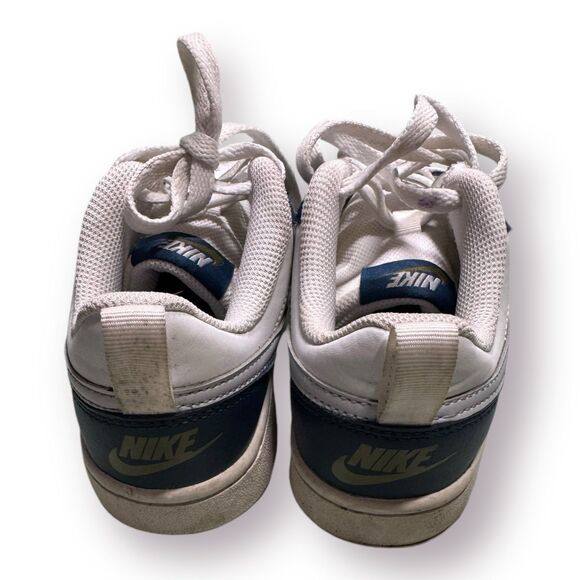 Nike Court Borough Low 2 (GS)‎ White/Navy Sz 3.5Y BQ5448 107 - Picture 4 of 8
